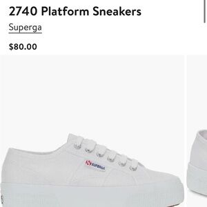 Superga Women's Classic White Sneakers